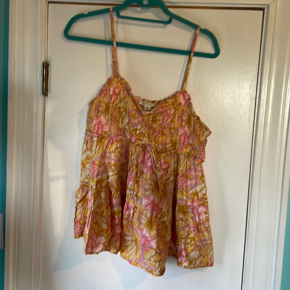A&E Floral Flowy Tank Top